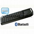 Ultra Mini Backlit Bluetooth Keyboard Mouse Touchpad & White LED Light