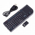 with Touchpad & Laser pointer Mini Bluetooth Keyboard  2