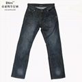 帝亚斯夏季新款促销时尚休闲中腰直筒蓝色牛仔裤