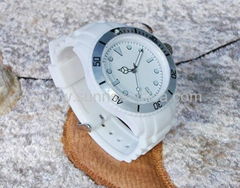 silicon custom logo watches mans brand