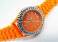 fashion gift silicon geneva crystal watch 1