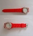 fashion gift silicon geneva crystal watch 2