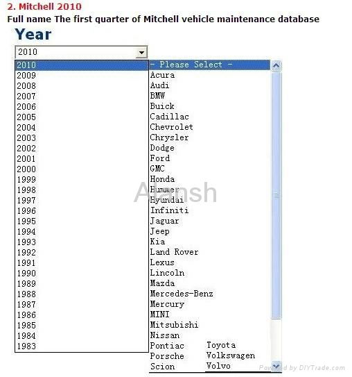 Free Shipping Auto Repair Data Mitchell and Alldata10.30 3