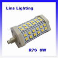 8W LED Flood Light source R7S