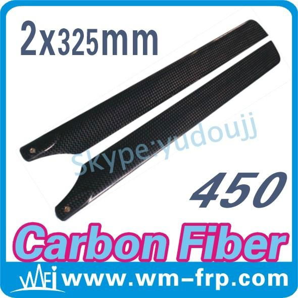 325mm CARBON FIBER MAIN ROTOR BLADES Trex 450 Blade(wholesale will be muchu chea