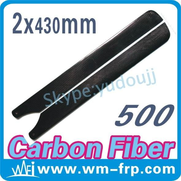 Carbon Fiber Main Blade 430MM TREX 500 CF For ALIGN TREX T-REX 500 Rc Helicopter
