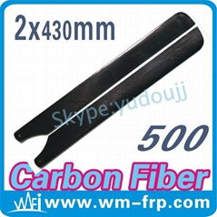 Carbon Fiber Main Blade 430MM TREX 500 CF For ALIGN TREX T-REX 500 Rc Helicopter