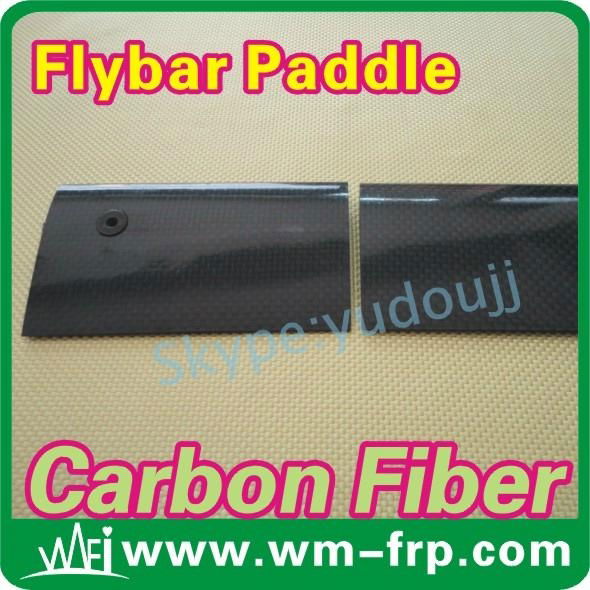 90 helicopter part Carbon fiber flybar paddles 95mm