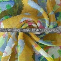 100%Polyester Printed Chiffon Fabric