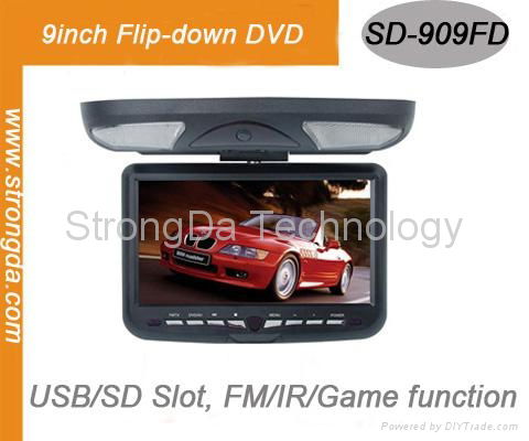 Flip-Down Car DVD Player