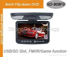 Flip-Down Car DVD Player