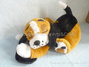 plush sleepy dog