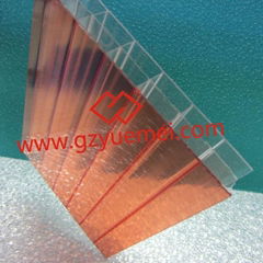 hollow polycarbonate panel for roofing