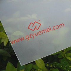 frosted glass ISO chair mat finish polycarbonate abrasive sheet