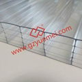 construction roof skylight made of plastic multi wall polycarbonate sheet 2
