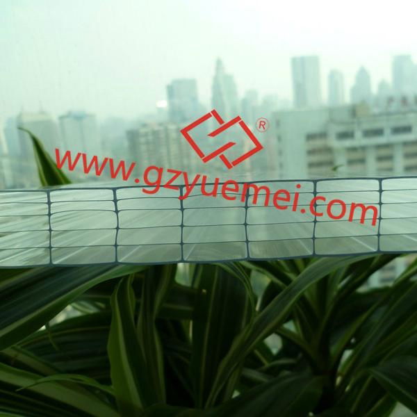 construction roof skylight made of plastic multi wall polycarbonate sheet 4