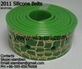2011 fashion rubber plastic silicone pu belts 2