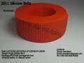 2011 fashion rubber silicone belts 2