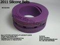 2011 fashion rubber silicone belts 4