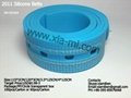 2011 fashion rubber silicone belts 5