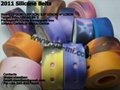 2011 fashion belts silicone belts rubber belts 2