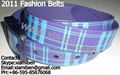 fashion rubber silicone plastic belts 2