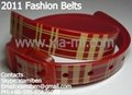 fashion rubber silicone plastic belts 3