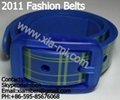 fashion rubber silicone plastic belts 4