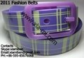fashion rubber silicone plastic belts 5