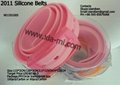 2011 fashion silicone rubber plastic belts 3