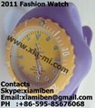 2011 popular Water Resistant Silicone Watches 4