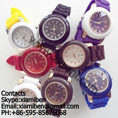 Fashion Promotion Eco-friendly Silicone  Watches