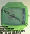  2011 Different color popular waterproof silicone watches 2