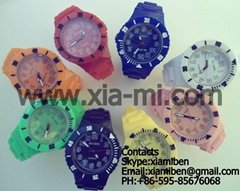 2011 Fashion Promotion Eco-friendly Silicone Watch