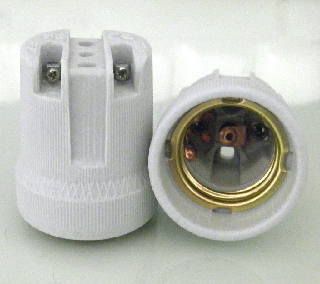 F519 E27 porcelain lamp base 5
