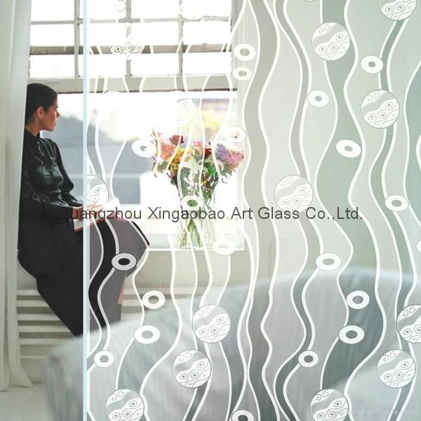 acid etched pattern glass 2