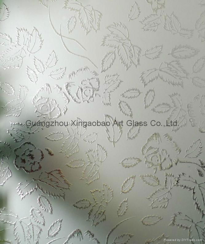 acid etched pattern glass 4