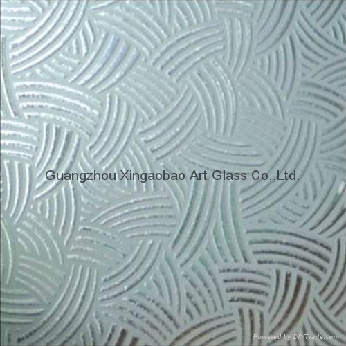 acid etched pattern glass 5