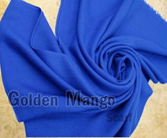 2011 latest Solid color wool scarf 