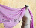 Fashion embroidery silk scarves 3