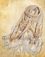 2011 latest fashion linen scarf 