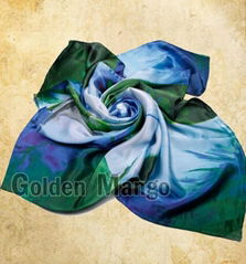 100% silk fashion scarf