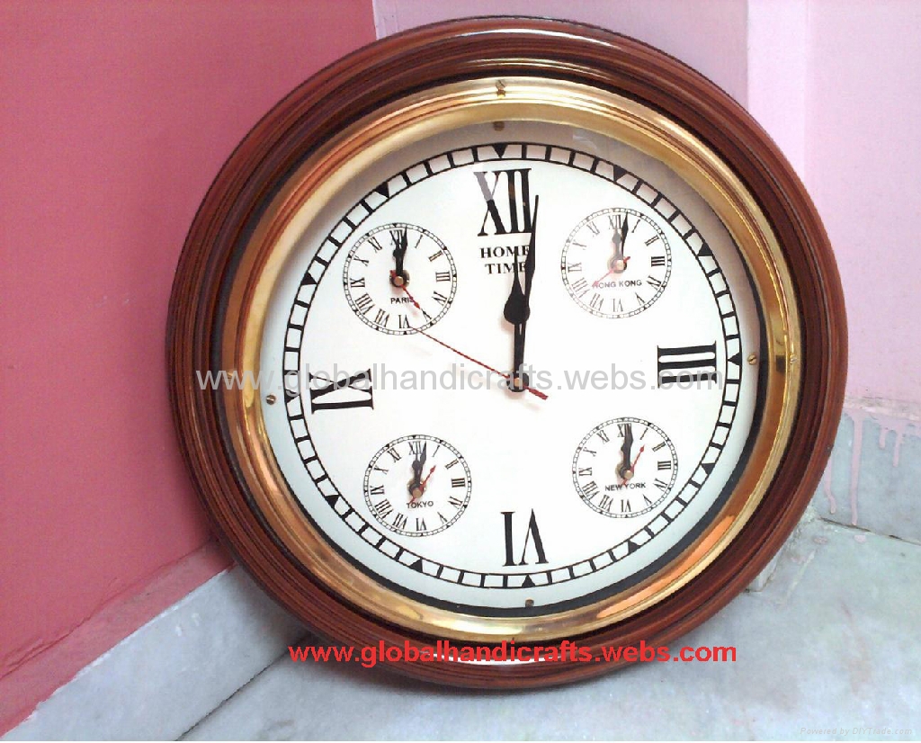 world time wall clock (India Manufacturer) Promotion Gifts Arts