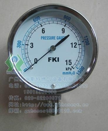 台湾FKI微压表