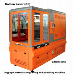 Laser leather case engraving machine