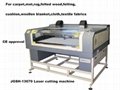 Laser machine for cutting wollen