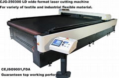 Cloth cutting machine laser system