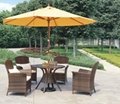 Rattan Outdoor Table and Chair  5