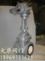 PZ941TC电动耐磨陶瓷排渣阀 1