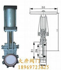 CZ43TC陶瓷超硬密封面刀型闸阀